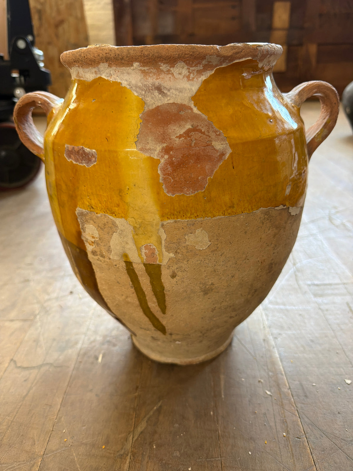 Yellow Confit Pot
