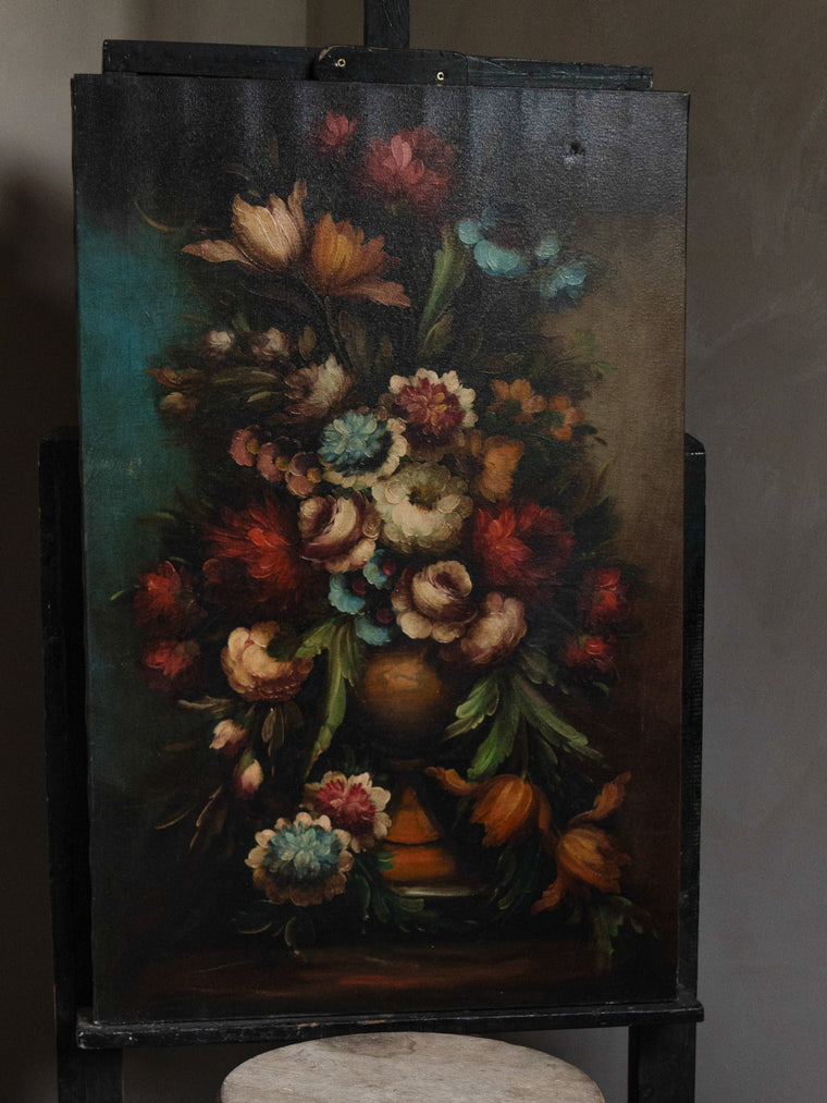 Oil on Canvas Still Life Bouquet