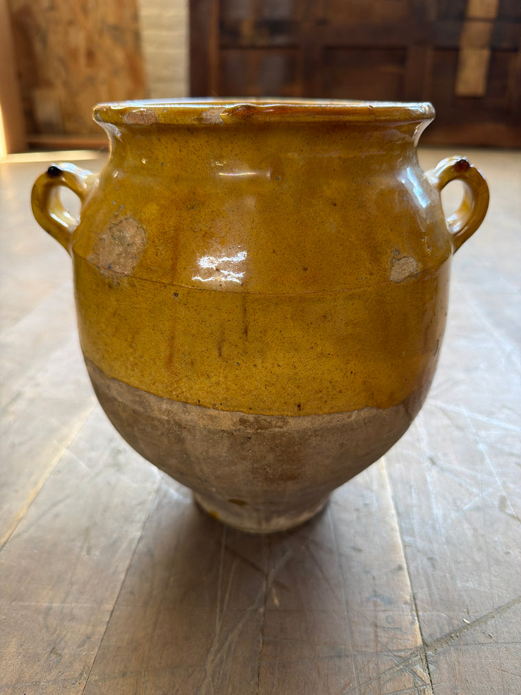 Yellow Confit Pot
