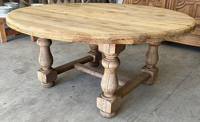 French Round Dining Table