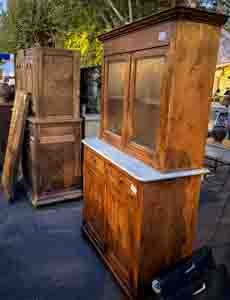 French Marble Vitrine