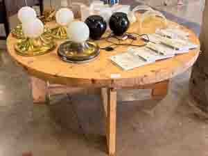 Monumental Italian Round Dining Table