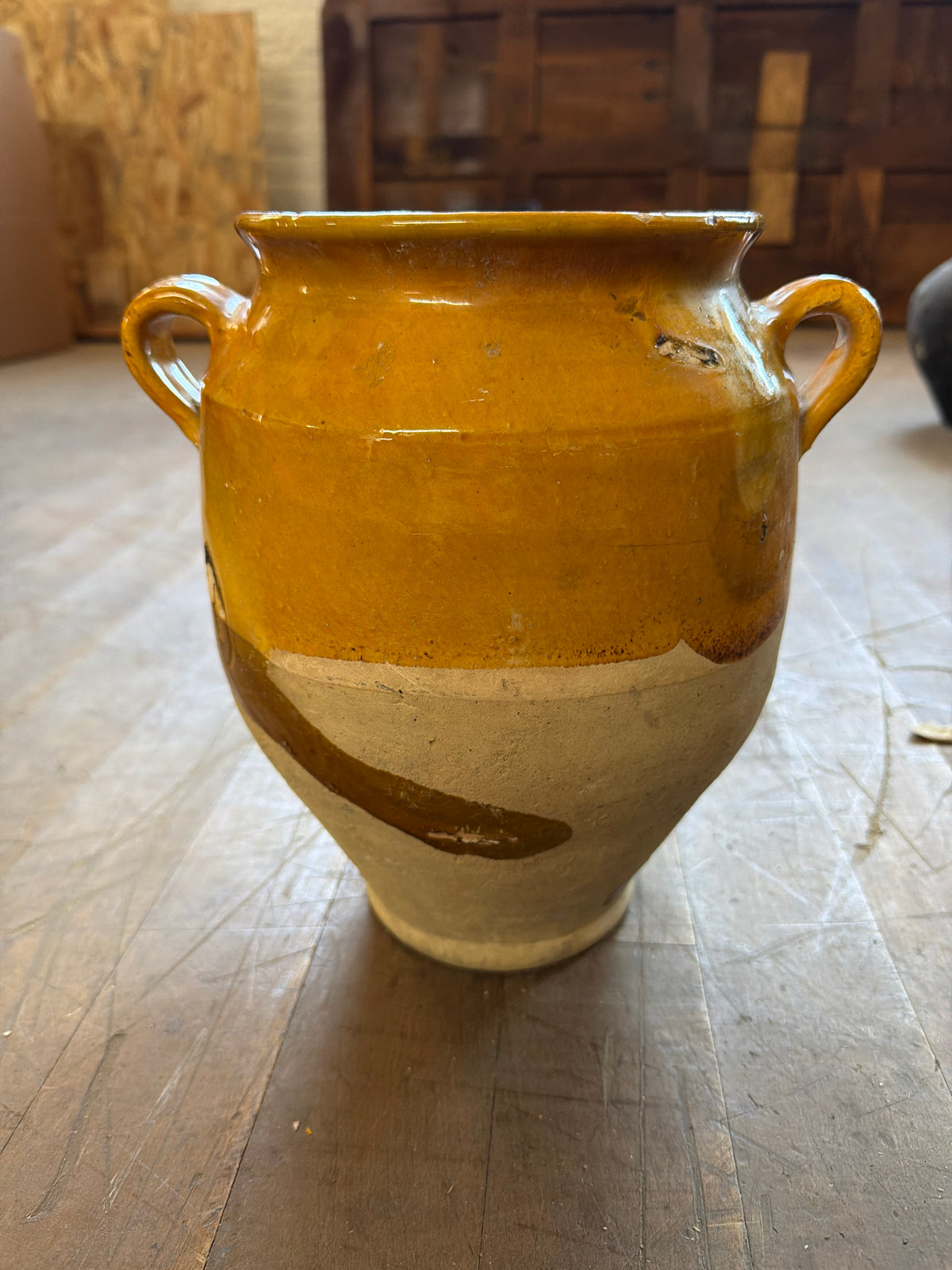 Yellow Confit Pot