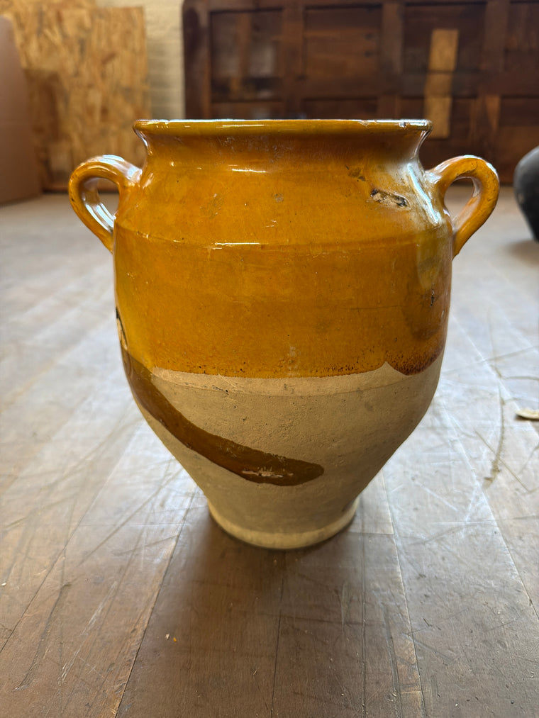 Yellow Confit Pot