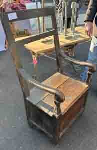 18th c. Salt Box Chair