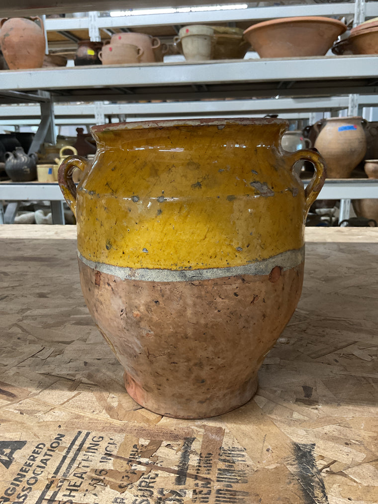 Yellow Confit Pot