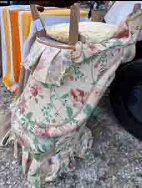 Set of 1 - Floral Toad Chairs - Set of 2