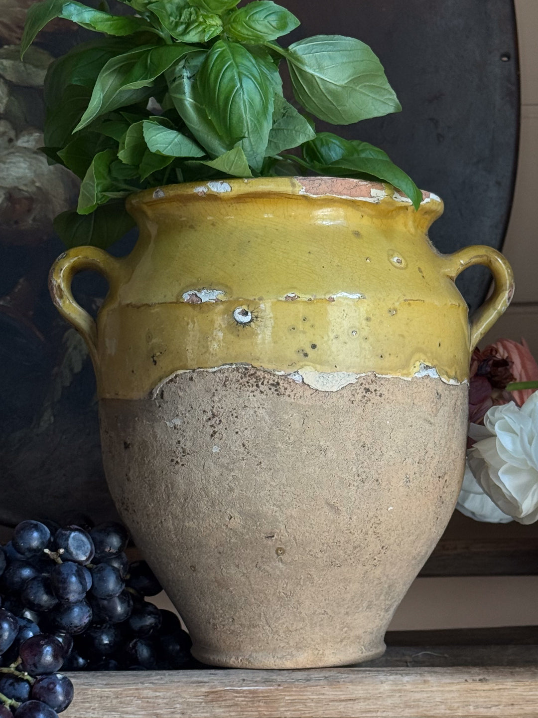 Antique French Confit Pot