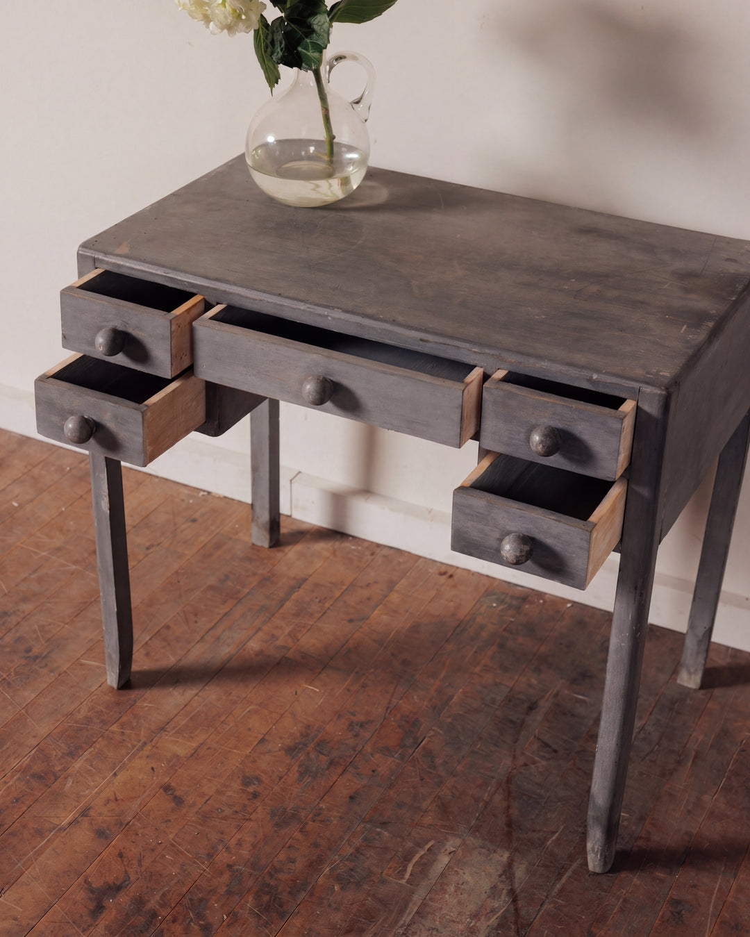 French Blue Side Table