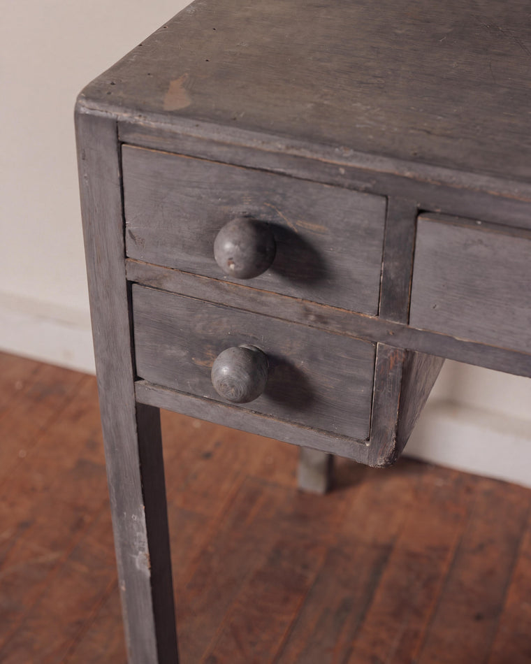French Blue Side Table