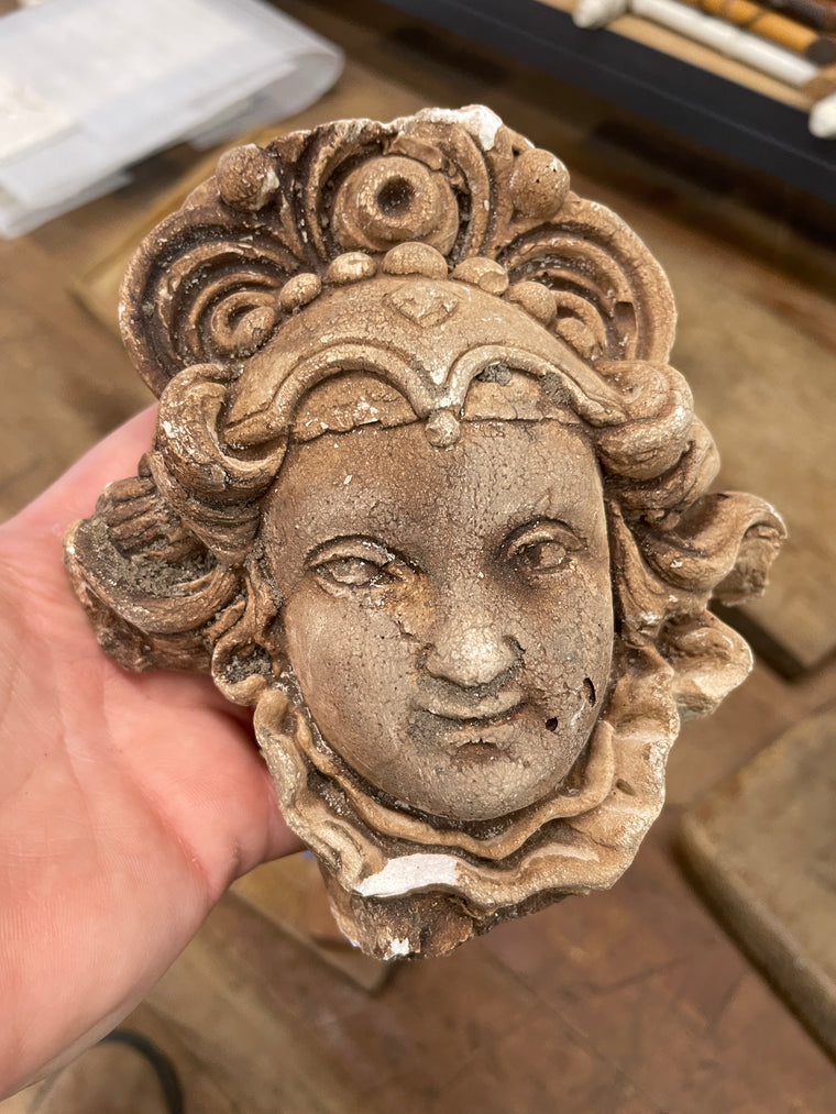 Bacchante head