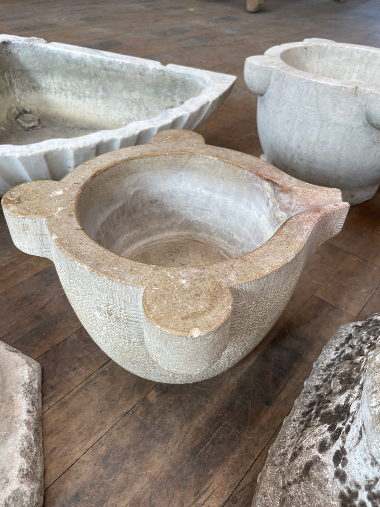 French Marble Mortar