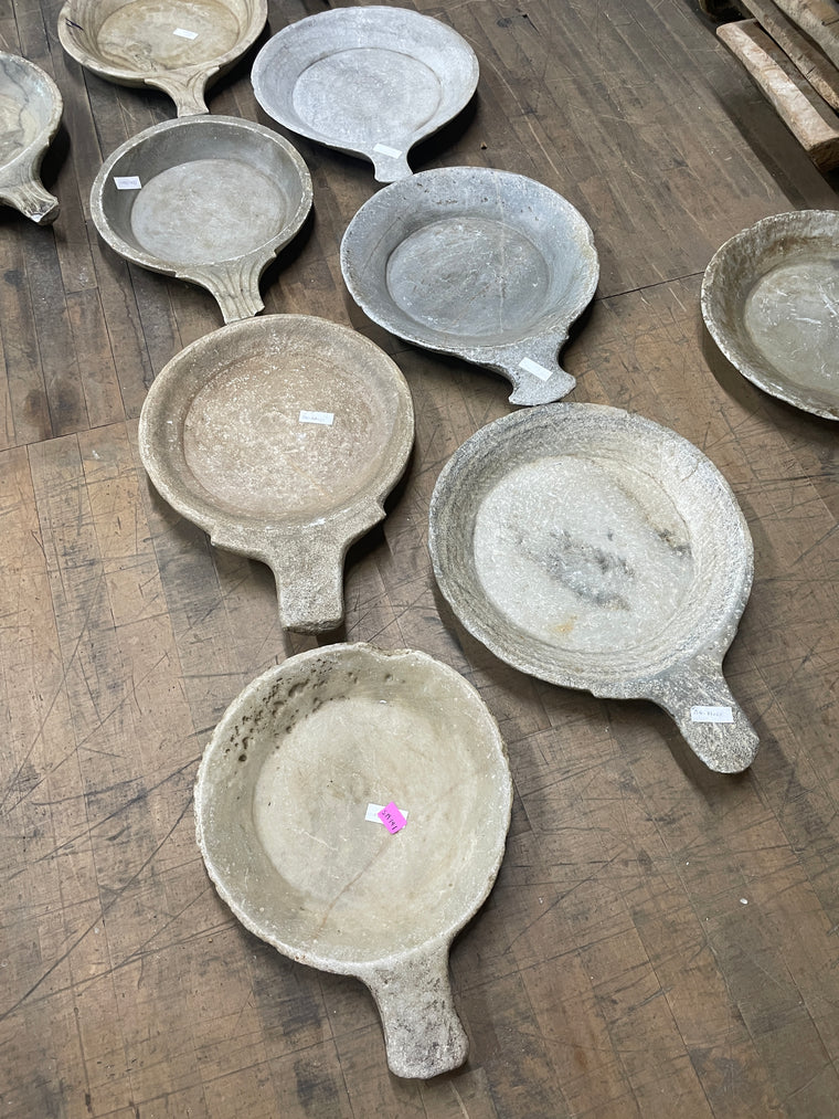 Marble Bowl with Handle - Large