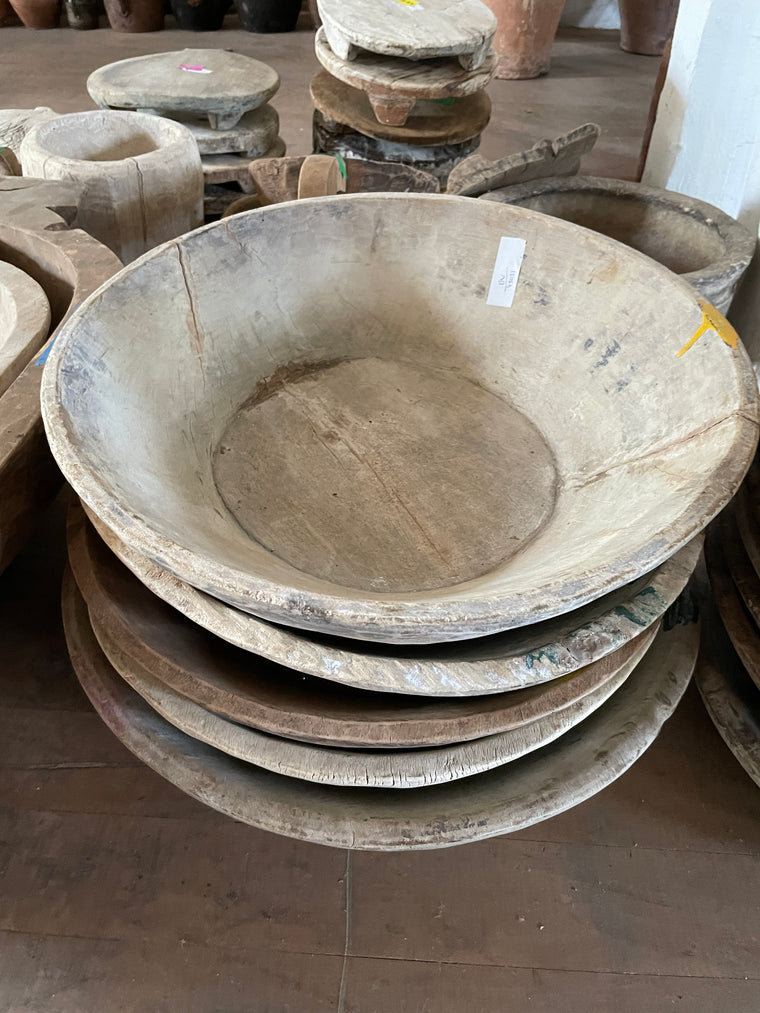 Chunky Wood Parat Bowl