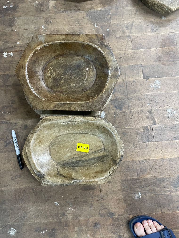 Small Stone Kharral Bowl, Brown