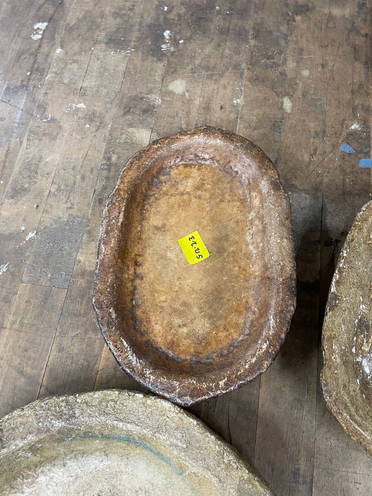 Small Rose Brown Kharral Bowl