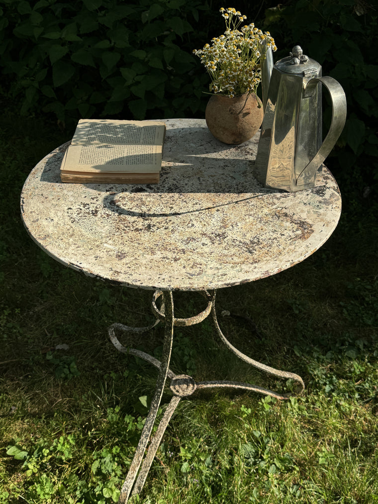 French Patina Garden Table