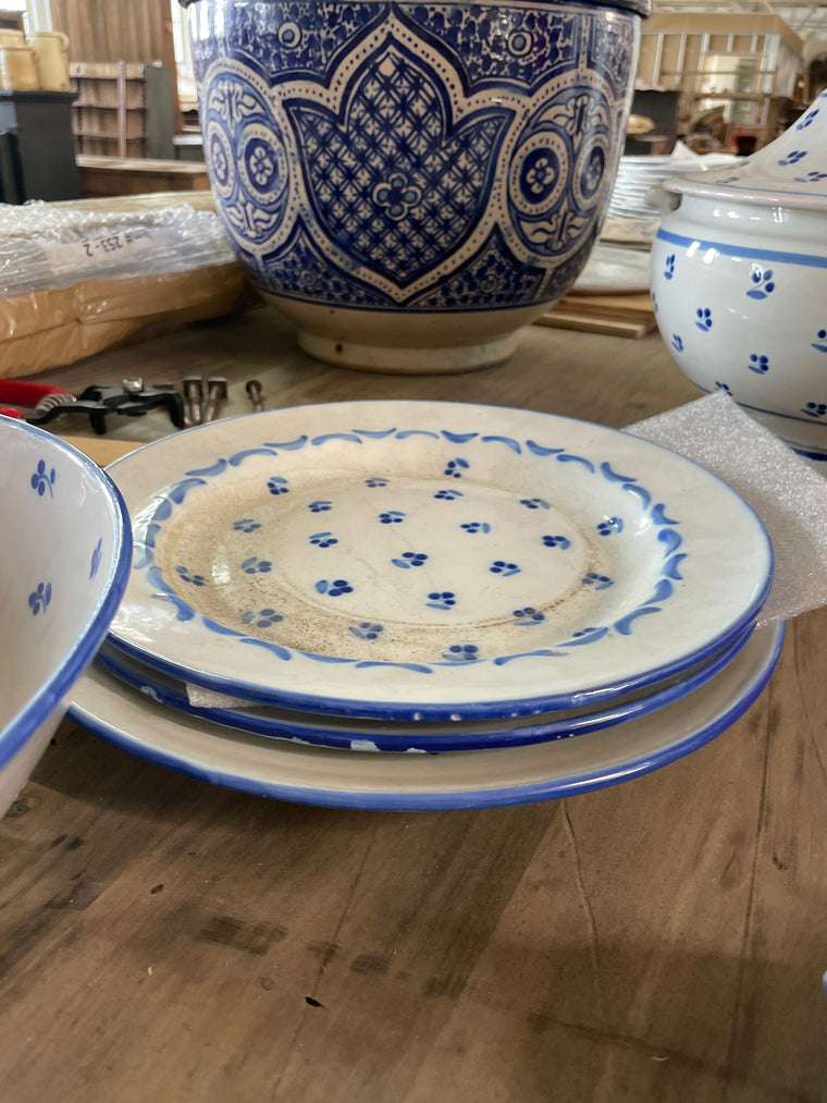 Clement Blue & White Serving Plate