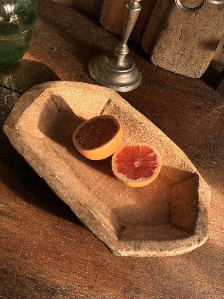 Hexagonal Rose Kharal Bowl