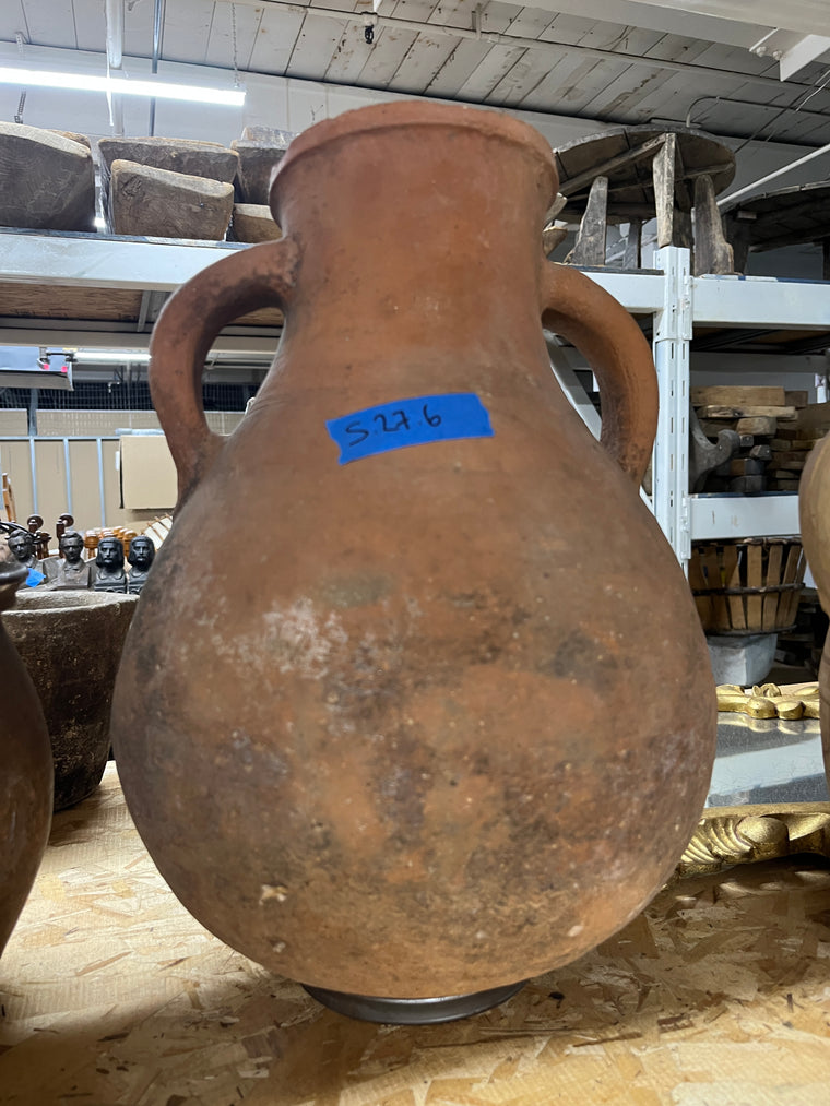 Large two handled round bottomed Moroccan vessel