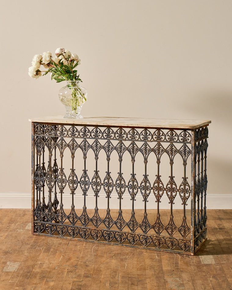 19th c. Marble Console Table