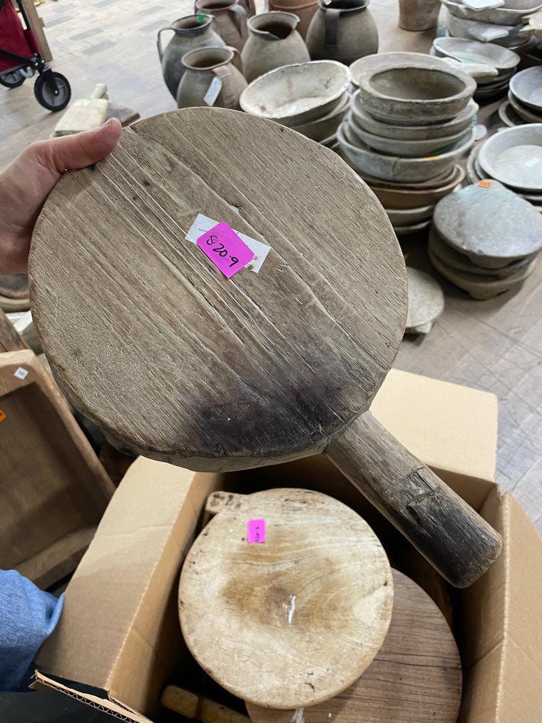 Round Handled Chapati Board