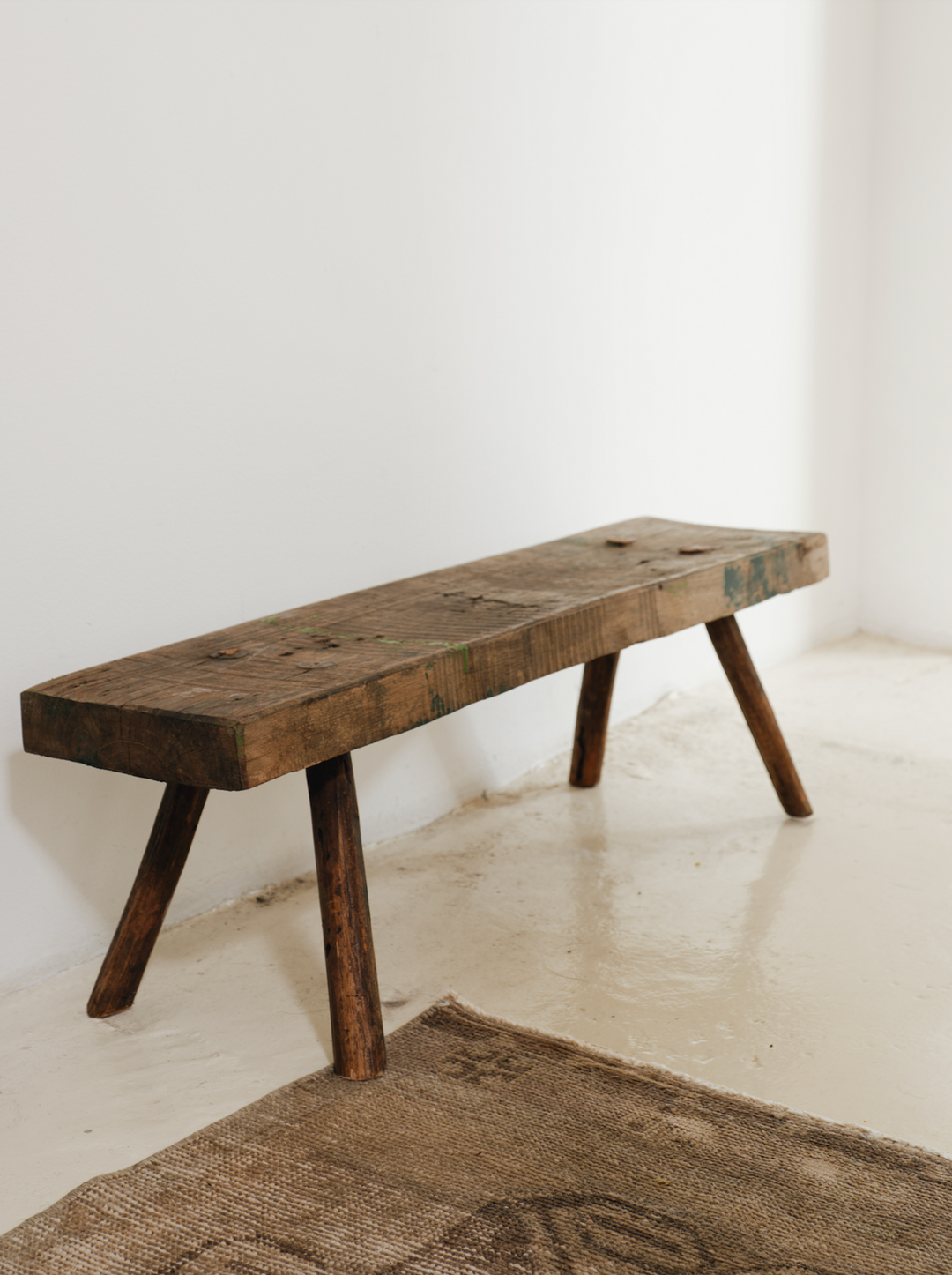 Dark Wood Bench
