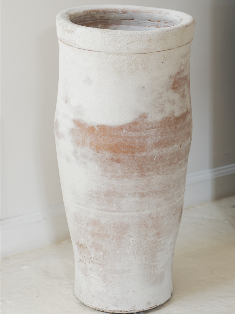 Moroccan Plaster Planter - Tall