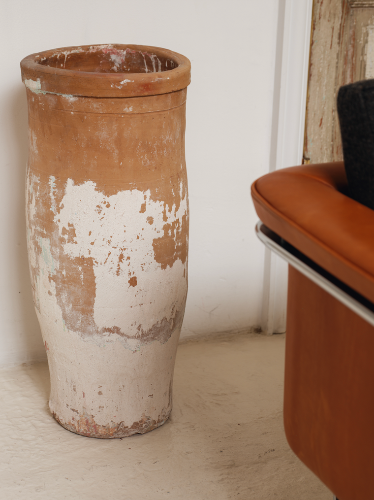 Moroccan Plaster Planter - Taller