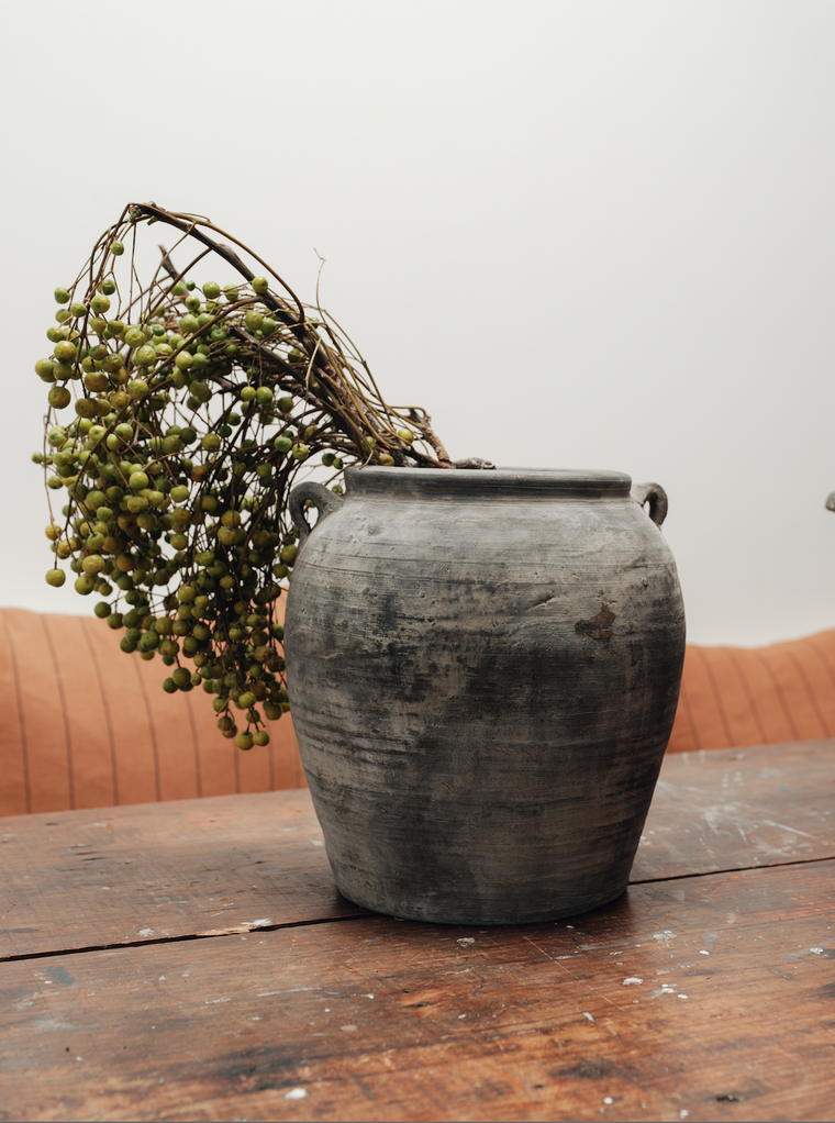 Two Handle Black Water Pot