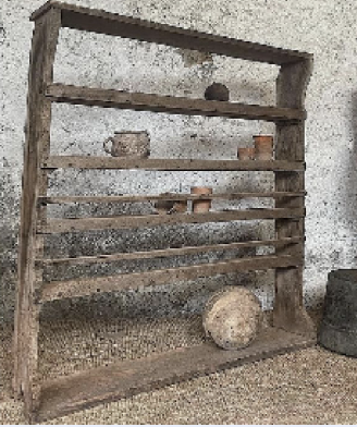 French Wooden Kitchen Rack