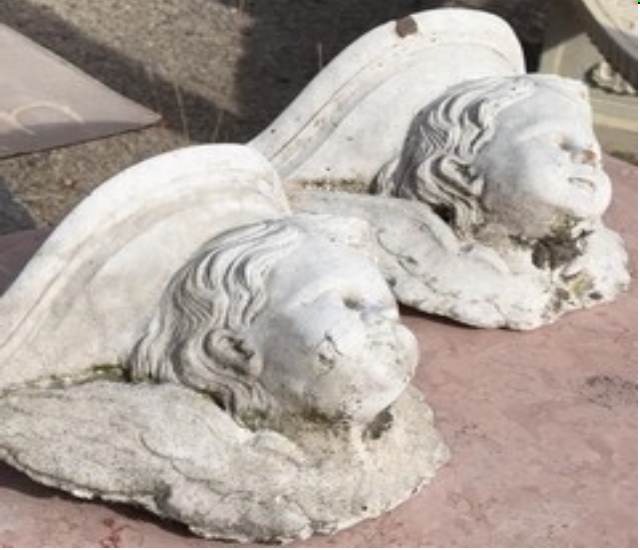 Pair of Cherub Bookends
