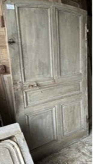Wooden Door with Curved Top