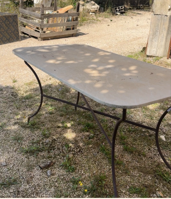French Marble Outdoor Table