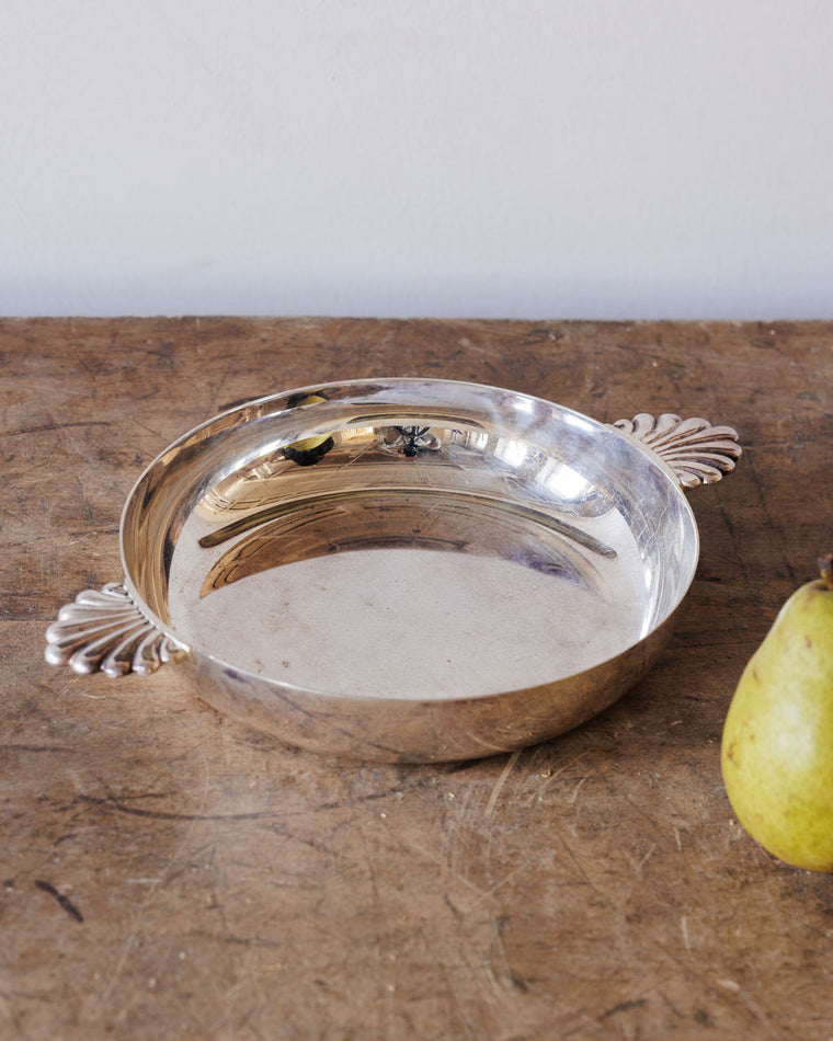 Silver Plated Shell Dish