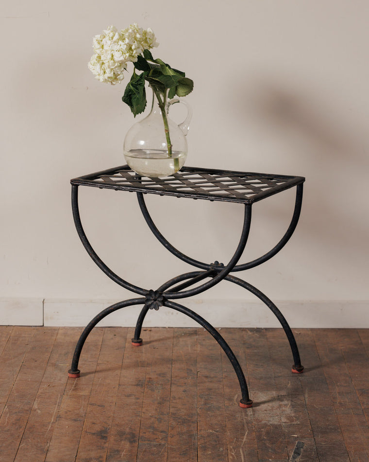 French Iron Stool