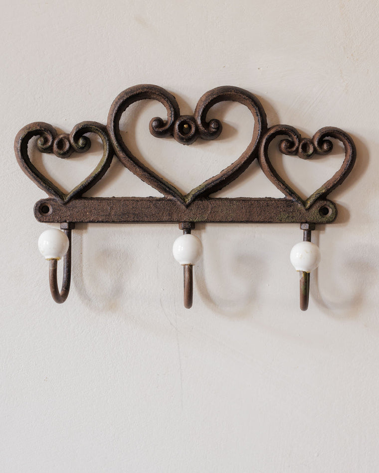 Heart Tea Towel Rack