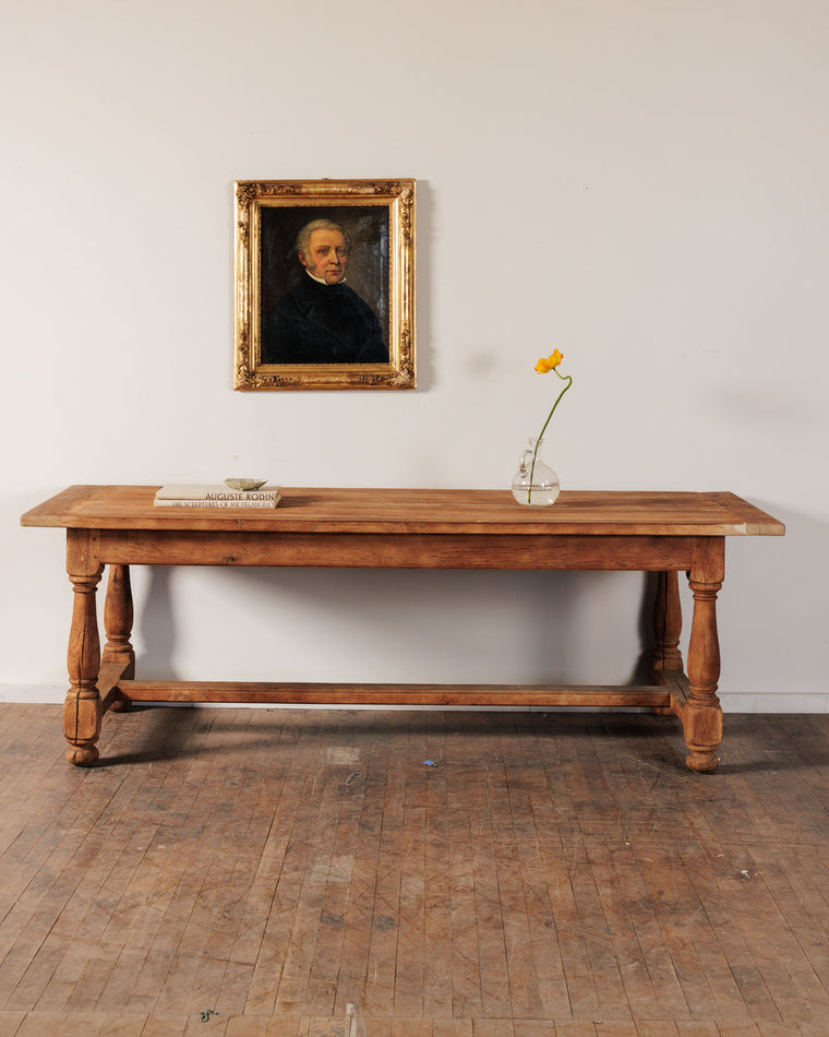 19th c. Oak Farm Table