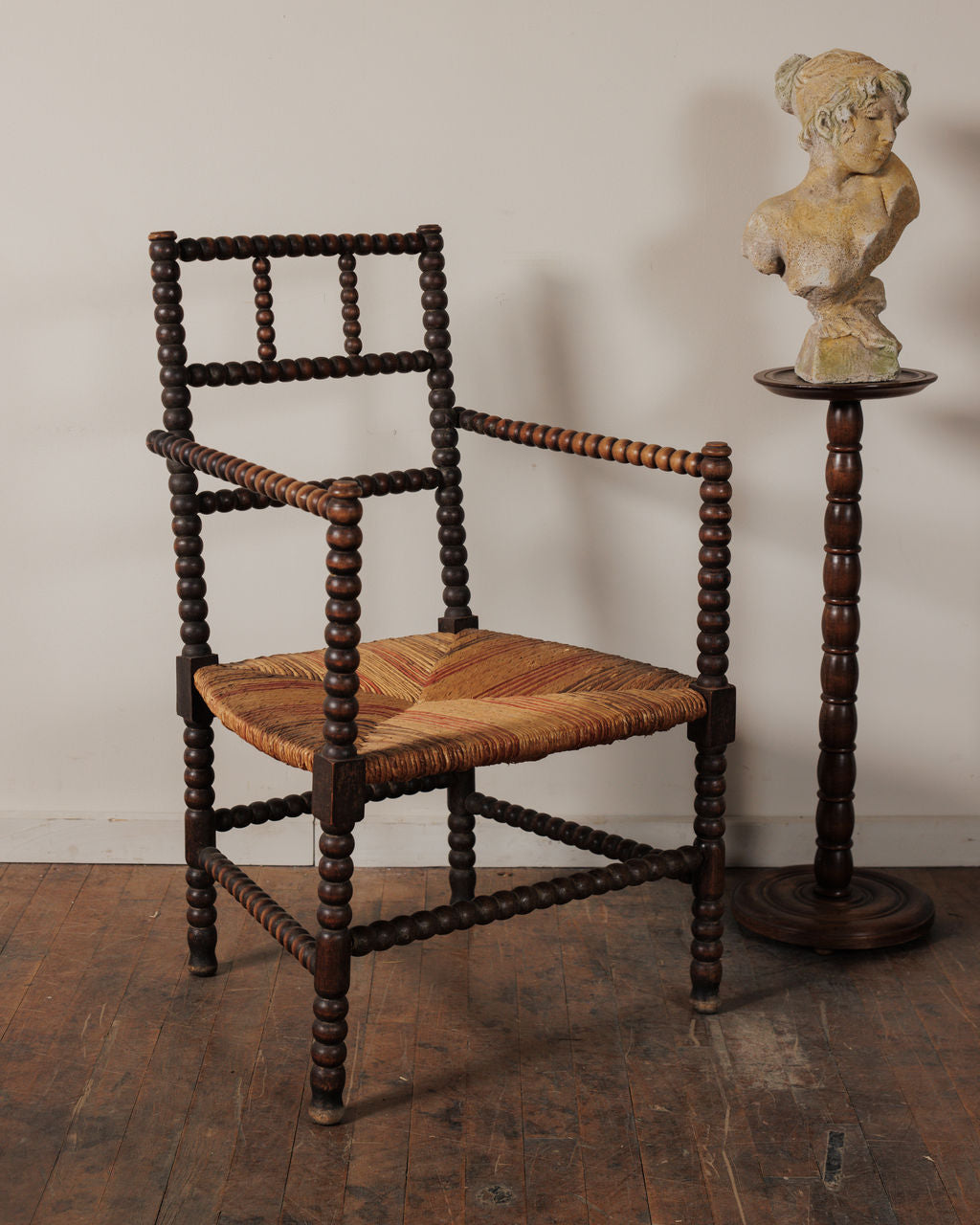 Rush Bobbin Arm Chair