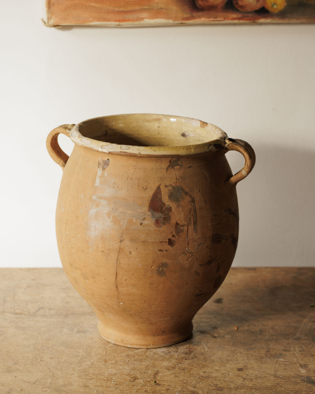 Yellow Terracotta Confit Pot