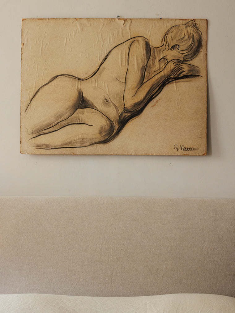 Vaccara Nude Charcoal - Landscape