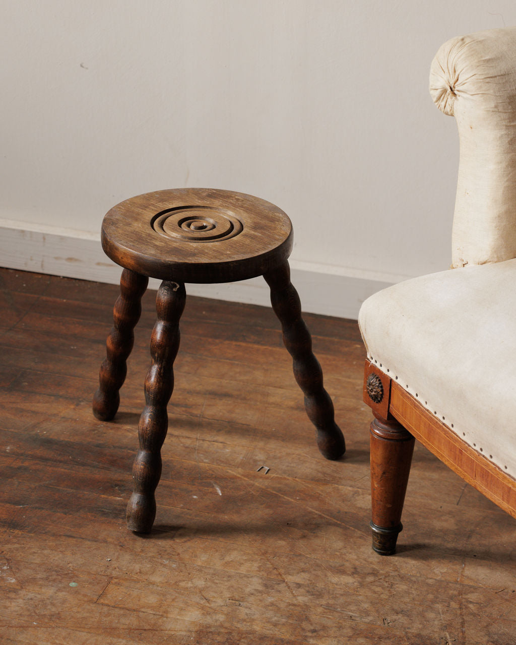French Tripod Stool
