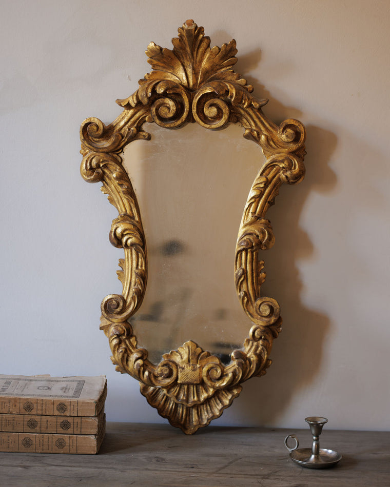 Louis XV Gilded Mirror