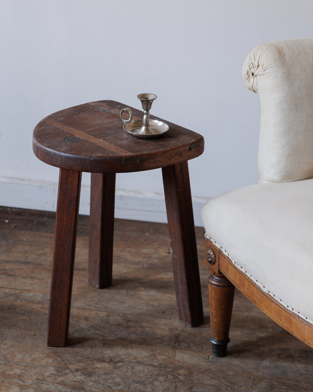 Brutalist Tripod Stool