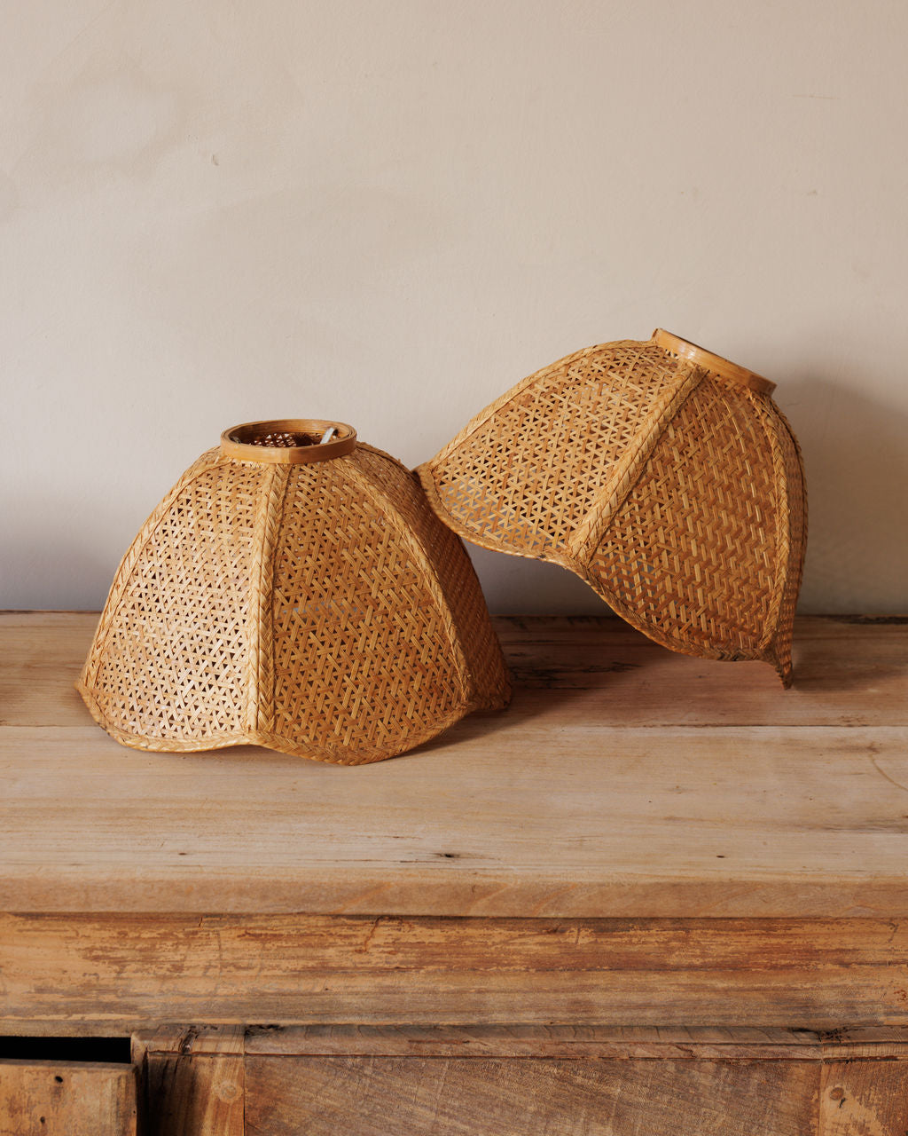 French Wicker Lampshade