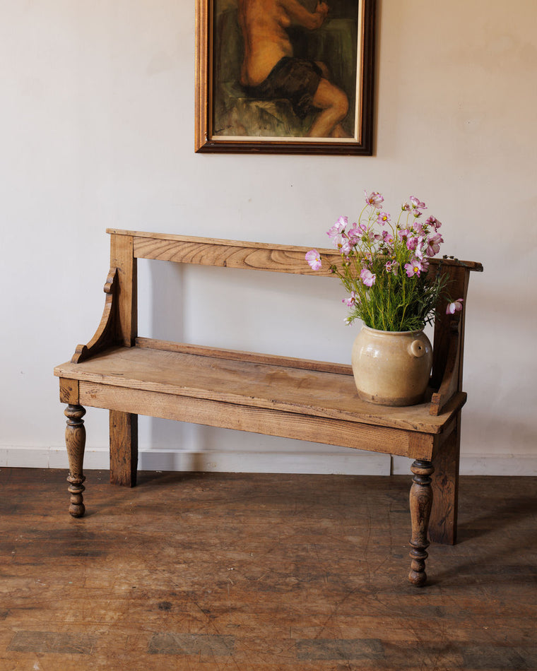Oak Church Bench