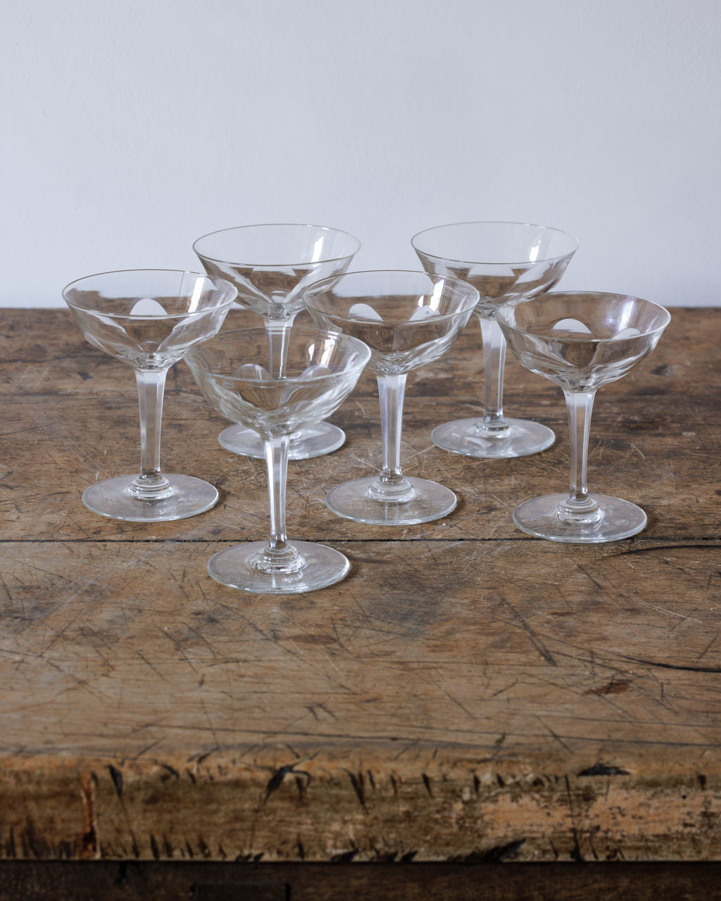 French Champagne Coupe - Set of 5