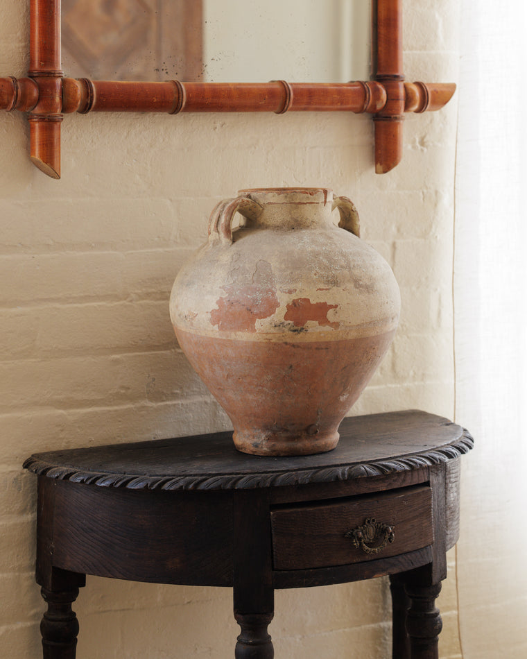 Antique Water Vessel - White
