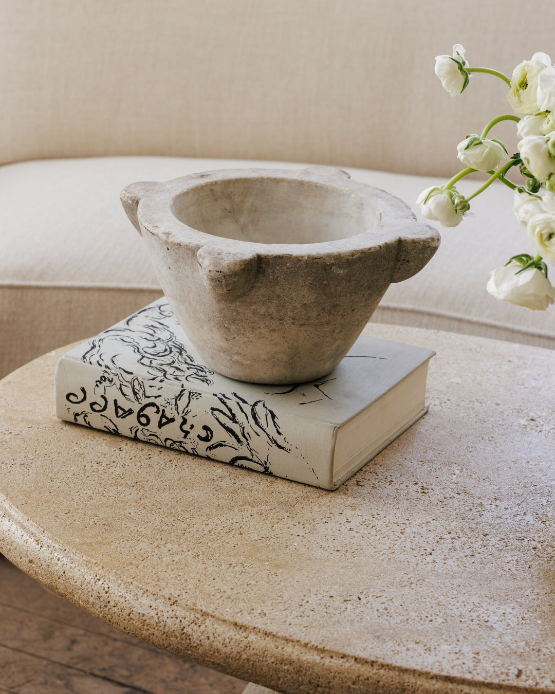French Marble Mortar- IV