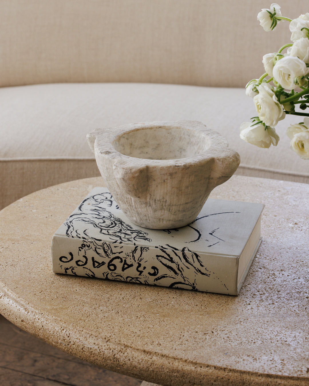French Marble Mortar- II